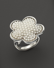 Lagos Sterling Silver Love Me, Love Me Not White Mother-Of-Pearl Ring Lagos Sterling Silver Love Me, Love Me Not White Mother-Of-Pearl Ring