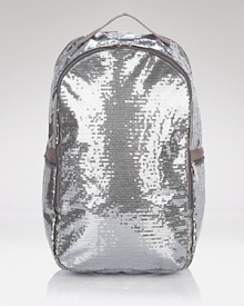 Whether going downtown or out of town, LeSportsac's sparkly backpack gets you there with ease. This glitzy style keeps the essentials packed and pretty. Whether going downtown or out of town, LeSportsac's sparkly backpack gets you there with ease. This glitzy style keeps the essentials packed and pretty.