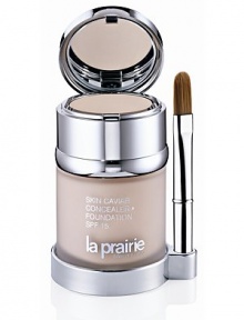 Takes skincare to a new level of age minimizing perfection. Featuring the texture of a luxurious cream emulsion and the coverage of a perfect foundation, this has a dewy finish that looks like your skin, only better. Breakthrough polymer and pigment technology creates a silky smooth texture while specially coated pigments, resistant to environmental fluctuations, oil and light, provide pure colour that remains true throughout the day. Takes skincare to a new level of age minimizing perfection. Featuring the texture of a luxurious cream emulsion and the coverage of a perfect foundation, this has a dewy finish that looks like your skin, only better. Breakthrough polymer and pigment technology creates a silky smooth texture while specially coated pigments, resistant to environmental fluctuations, oil and light, provide pure colour that remains true throughout the day.