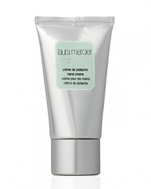 Inspired by the creamy and nutty aromas of pistachio desserts, Laura Mercier created Crème de Pistache Hand Crème. With grape seed, macadamia nut and pistachio nut oil, this deeply moisturizing hand crème nourishes the hands well after it absorbs into the skin. Pistachio butter and pistachio extract smooth and comfort skin, leaving hands feeling velvety soft. Inspired by the creamy and nutty aromas of pistachio desserts, Laura Mercier created Crème de Pistache Hand Crème. With grape seed, macadamia nut and pistachio nut oil, this deeply moisturizing hand crème nourishes the hands well after it absorbs into the skin. Pistachio butter and pistachio extract smooth and comfort skin, leaving hands feeling velvety soft.