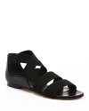 Stuart Weitzman Flat Sandals - Bounce Elastic