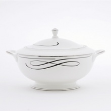 Waterford's Ballet Ribbon bone china dinnerware echoes the graceful forms and lines of the interpretive dance and the satin ribbons which adorn ballerinas' costumes and pointe shoes. Mix in the brightly colored accent plates to make your table pop or to blend the pattern into your dining décor. Waterford's Ballet Ribbon bone china dinnerware echoes the graceful forms and lines of the interpretive dance and the satin ribbons which adorn ballerinas' costumes and pointe shoes. Mix in the brightly colored accent plates to make your table pop or to blend the pattern into your dining décor.