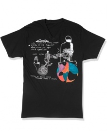 It's a science. Use this unique graphic t-shirt from American Rag as the key ingredient to your cool casual-style solution.