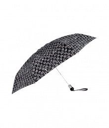 Protect your stylish wears from the rain with this graffiti logo umbrella from Marc by Marc Jacobs - Polyester umbrella with logo print, playful rounded handle, and loop for easy carrying - Perfect for daily use or as a thoughtful gift