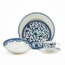 Mandarin Blue by Lauren by Ralph Lauren Home updates a traditional Mandarin pattern with contemporary florals on accent pieces in bursting colors. Mandarin Blue by Lauren by Ralph Lauren Home updates a traditional Mandarin pattern with contemporary florals on accent pieces in bursting colors.