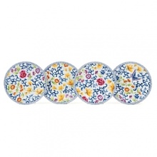 Mandarin Blue by Lauren by Ralph Lauren Home updates a traditional Mandarin pattern with contemporary florals on accent pieces in bursting colors. Mandarin Blue by Lauren by Ralph Lauren Home updates a traditional Mandarin pattern with contemporary florals on accent pieces in bursting colors.