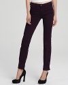 Get on-trend style in these richly hued J Brand twill skinny jeans.