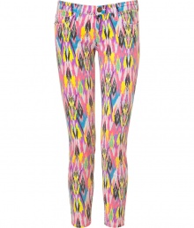 Make a bold statement with Current Elliotts eye-catching, multicolor graphic print pants - Soft, stretch cotton has a vintage wash for a look of well-worn chic - On trend, curve-hugging cut crops at ankles - Low rise, with belt loops, button closure and zip fly - Back pockets sit slightly lower,lifting and flattering the rear - Pair with a boxier, solid top or a t-shirt and blazer and style with wedges, pumps or leather sandals Make a bold statement with Current Elliotts eye-catching, multicolor graphic print pants - Soft, stretch cotton has a vintage wash for a look of well-worn chic - On trend, curve-hugging cut crops at ankles - Low rise, with belt loops, button closure and zip fly - Back pockets sit slightly lower,lifting and flattering the rear - Pair with a boxier, solid top or a t-shirt and blazer and style with wedges, pumps or leather sandals