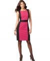 A new take on a wardrobe staple, from NY Collection. The colorblocking is on-trend and totally flattering, too!