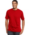 Lightweight and super comfortable, this bold crew neck T shirt provides the perfect start to a cool, layered look. (Clearance)