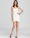 Channel sweet femininity in this ERIN by Erin Fetherston strapless dress, featuring a pleated bust and exposed back zip.