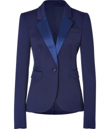 Perfect for a seamless transition from busy office days to chic city cocktails, Rachel Zoes royal tuxedo blazer is a festive choice guaranteed to add a glamorous edge to your outfit - Peaked satin lapel, long sleeves, satin buttoned cuffs, single button closure, flap pockets - Tailored fit - Team with button-downs and slim fit trousers, or go all out and wear as a suit Perfect for a seamless transition from busy office days to chic city cocktails, Rachel Zoes royal tuxedo blazer is a festive choice guaranteed to add a glamorous edge to your outfit - Peaked satin lapel, long sleeves, satin buttoned cuffs, single button closure, flap pockets - Tailored fit - Team with button-downs and slim fit trousers, or go all out and wear as a suit