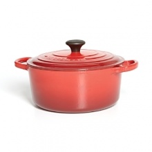 For nearly a century, Le Creuset has handcrafted enameled cast iron cookware of superlative quality, durability and versatility. A cooking staple, the round French oven offers exceptional heat distribution and retention for unsurpassed broiling, braising, slow cooking and sautéing and its size easily accommodates roasts and poultry. For nearly a century, Le Creuset has handcrafted enameled cast iron cookware of superlative quality, durability and versatility. A cooking staple, the round French oven offers exceptional heat distribution and retention for unsurpassed broiling, braising, slow cooking and sautéing and its size easily accommodates roasts and poultry.