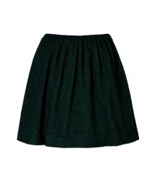 With its easy elasticized waistband and deep green/black tweed, Tibis gathered mini-skirt is a versatile choice packed with wearing possibilities - Black elasticized waistband, pull-on style - Full skirt - Wear with bright tops and menswear-inspired lace-ups With its easy elasticized waistband and deep green/black tweed, Tibis gathered mini-skirt is a versatile choice packed with wearing possibilities - Black elasticized waistband, pull-on style - Full skirt - Wear with bright tops and menswear-inspired lace-ups
