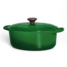 For nearly a century, Le Creuset has handcrafted enameled cast iron cookware of superlative quality, durability and versatility. A cooking staple, the oval French oven offers exceptional heat distribution and retention for unsurpassed broiling, braising, slow cooking and sautéing and its size easily accommodates large roasts and poultry. For nearly a century, Le Creuset has handcrafted enameled cast iron cookware of superlative quality, durability and versatility. A cooking staple, the oval French oven offers exceptional heat distribution and retention for unsurpassed broiling, braising, slow cooking and sautéing and its size easily accommodates large roasts and poultry.
