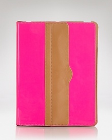 We love Rebecca Minkoff's bold, trend-right accessories, and this neon iPad easel is a perfect example of the look. Use it to upgrade your style status. We love Rebecca Minkoff's bold, trend-right accessories, and this neon iPad easel is a perfect example of the look. Use it to upgrade your style status.