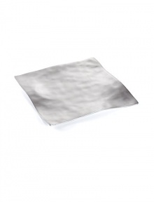 It's metal artistry with a New York edge- hand cast aluminum alloy organically molded under fire for a unique, tactile treasure that perfectly suits the table or home.Aluminum alloyHand washImported It's metal artistry with a New York edge- hand cast aluminum alloy organically molded under fire for a unique, tactile treasure that perfectly suits the table or home.Aluminum alloyHand washImported