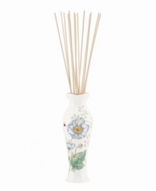 Spring is in the air with the Butterfly Meadow reed diffuser from Lenox. Colorful blooms and butterflies on elegant white porcelain lend country charm to any setting. Qualifies for Rebate