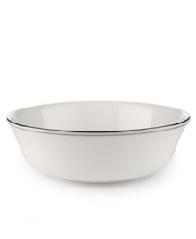 From the Lenox Classic Collection, Federal Platinum formal dinnerware and dishes add a luxurious note to your table. Made of exquisite white bone china with platinum trim, a complete selection of pieces is available. Coordinating Debut Platinum crystal stemware adds the finishing flourish. Qualifies for Rebate From the Lenox Classic Collection, Federal Platinum formal dinnerware and dishes add a luxurious note to your table. Made of exquisite white bone china with platinum trim, a complete selection of pieces is available. Coordinating Debut Platinum crystal stemware adds the finishing flourish. Qualifies for Rebate