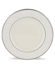 Welcome your guests to the table with the formal elegance of Lenox's Pearl Innocence dinnerware and dishes collection. This fine bone china brings together a graceful tone-on-tone design with hand enameled pearl-like accents and rich bands of polished platinum. Qualifies for Rebate Welcome your guests to the table with the formal elegance of Lenox's Pearl Innocence dinnerware and dishes collection. This fine bone china brings together a graceful tone-on-tone design with hand enameled pearl-like accents and rich bands of polished platinum. Qualifies for Rebate