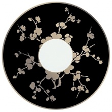 From Raynaud in Limoges porcelain, a modern, Asian-influenced pattern in black, white, and yellow with platinum bordering. Mix in yellow saucers and buffet plates to make the pattern pop. From Raynaud in Limoges porcelain, a modern, Asian-influenced pattern in black, white, and yellow with platinum bordering. Mix in yellow saucers and buffet plates to make the pattern pop.