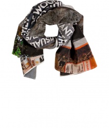 Wear a work of art this season in Each Others photo print velvety silk scarf, lettered with London-based artist Robert Montgomerys prose for cutting-edge results guaranteed to make an impact - White stitched seams - Pair with oversized knitwear and urban-cool accessories