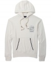 Get cozy and look cool in this Sean John hooded pullover.