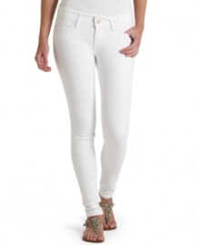 Swap your old blues for these rhinestone-studded jeggings from Levi's, designed specifically to flaunt your curves! Swap your old blues for these rhinestone-studded jeggings from Levi's, designed specifically to flaunt your curves!
