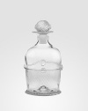 A beautiful, mouthblown glass silhouette defined by stunning berry and thread detail. A stunning addition to a home bar or a thoughtful gift for family and friend alike. Includes airtight stopper 40-ounce capacity 9 high Hand wash Imported 