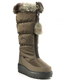 Pajar's cozy quilted boots offer both warmth and style with chic faux fur details.