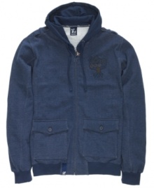 Get casual style all zipped up with this long-sleeved hoodie from LRG. Get casual style all zipped up with this long-sleeved hoodie from LRG.