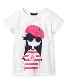 Sweet and sassy, Miss Marc prepares to set sail on this soft cotton dress for a casual cool, wear-it-anytime top. Sweet and sassy, Miss Marc prepares to set sail on this soft cotton dress for a casual cool, wear-it-anytime top.
