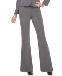 A must-have for your work wardrobe, AGB's petite suit pants feature a wide leg silhouette with a hint of flattering stretch. A must-have for your work wardrobe, AGB's petite suit pants feature a wide leg silhouette with a hint of flattering stretch.