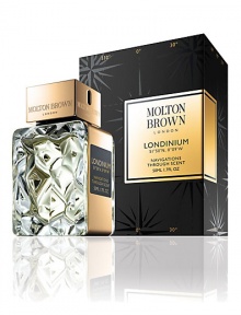 Playful. Charismatic. A capital blend. Contains top notes of zested bergamot and crisp berries, middle notes of myrrh and green oakmoss and a base of incense and aged malt whisky. A limited edition with only 2,600 produced. 1.7 oz. Playful. Charismatic. A capital blend. Contains top notes of zested bergamot and crisp berries, middle notes of myrrh and green oakmoss and a base of incense and aged malt whisky. A limited edition with only 2,600 produced. 1.7 oz.