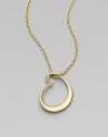 An abstract heart pendant suspends from an elegant chain of 18k yellow gold.18k yellow gold Pendant length, about 1 Chain length, about 18 Lobster clasp Imported