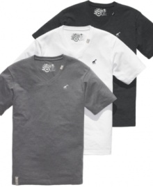 These v-neck t-shirts from LRG are anything but basic.