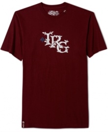 Can't-miss-this monogramming: LRG's Resolutionaries Thinking Tee with its monogram-style graphic.