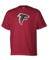 Earn your fan status and flaunt it proudly with the sleek athletic fit and bold logo design of this Atlanta Falcons t shirt from Reebok.