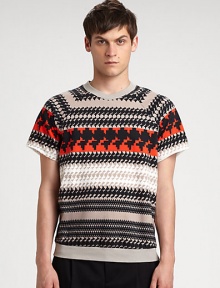 An energizing print completes this raglan-sleeve sweatshirt.CrewneckRaglan sleevesAbout 28 from shoulder to hemCottonDry cleanImportedOUR FIT MODEL RECOMMENDS ordering true size. An energizing print completes this raglan-sleeve sweatshirt.CrewneckRaglan sleevesAbout 28 from shoulder to hemCottonDry cleanImportedOUR FIT MODEL RECOMMENDS ordering true size.