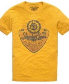 Let the good times roll in this casual tee from Lucky Brand Jeans. Let the good times roll in this casual tee from Lucky Brand Jeans.