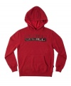 Add something bold and bright during the drab winter months with this red hoodie with O'Neill graphic front.