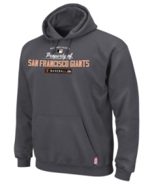 Start the wave! Get the excitement of baseball season rolling with this MLB San Francisco Giants hoodie from Majestic. Start the wave! Get the excitement of baseball season rolling with this MLB San Francisco Giants hoodie from Majestic.