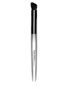 Versatile angled brush with the finest quality hair is designed for contouring or highlighting the eye area. 5 Lucite handle. Versatile angled brush with the finest quality hair is designed for contouring or highlighting the eye area. 5 Lucite handle.