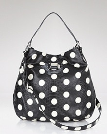 MARC BY MARC JACOBS' snake-embossed hobo makes a dotty statement. Get inspired by the spot-splashed runways and shoulder this graphic grab as a day-to-day take on the trend. MARC BY MARC JACOBS' snake-embossed hobo makes a dotty statement. Get inspired by the spot-splashed runways and shoulder this graphic grab as a day-to-day take on the trend.