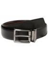 Don't worry about getting held up when you're searching for the right accessory with this reversible belt from Perry Ellis.