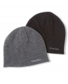 Menswear's master of minimalism brings you just what you're going to need this winter: A soft, reversible beanie ornamented only with the Calvin Klein logo.