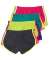 Keep the tempo! These board shorts from Nike Action help her stay ahead of the pack whether she's hanging out with friends or competing in a big game.