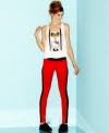 Dramatic color contrast makes these skinnies from Celebrity Pink Jeans totally pop!