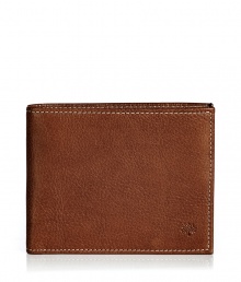 Ultra-luxe Oak natural tanned wallet from Mulberry - This sophisticated billfold will have your eager to spend - Supple tan leather in a classic wallet style - Perfect for everyday use or as a thoughtful gift