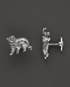 Day traders will appreciate these sterling silver cufflinks from Dolan & Bullock. From the Sterling Silver Collection.